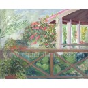 Terrasse Aux Bougainvilliers